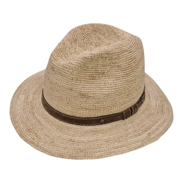 Crushable Classic Outback Raffia Crochet Šešir