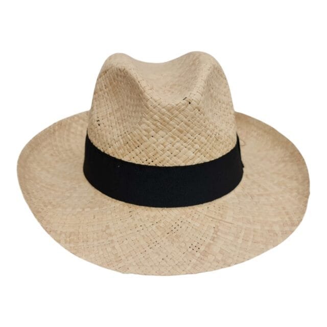Alternative view of Classic Raffia Fedora Šešir