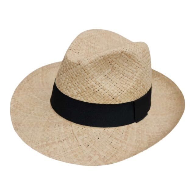 Classic Raffia Fedora Šešir