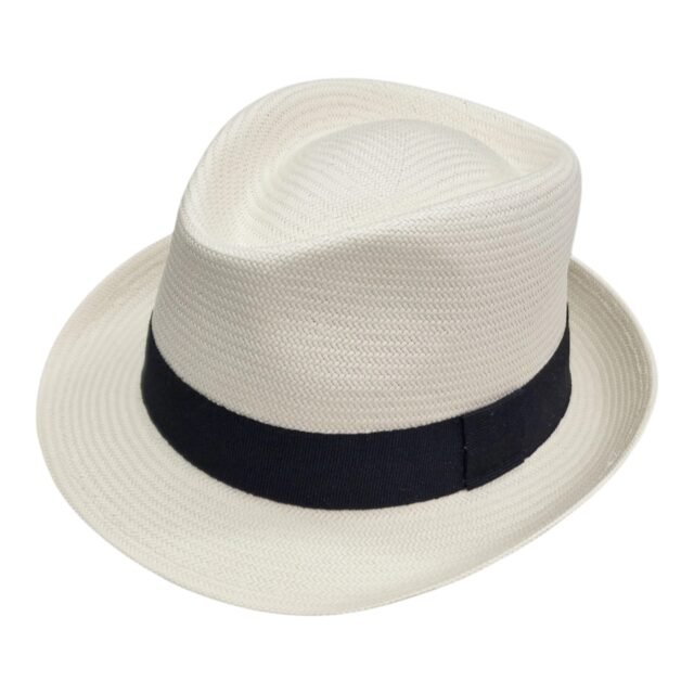 Crushable Teardrop Trilby Toyo Panama Šešir