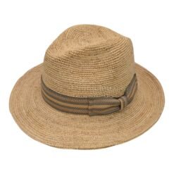 Crushable Classic Fedora Raffia Crochet Šešir