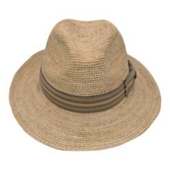Alternative view of Crushable Classic Fedora Raffia Crochet Šešir