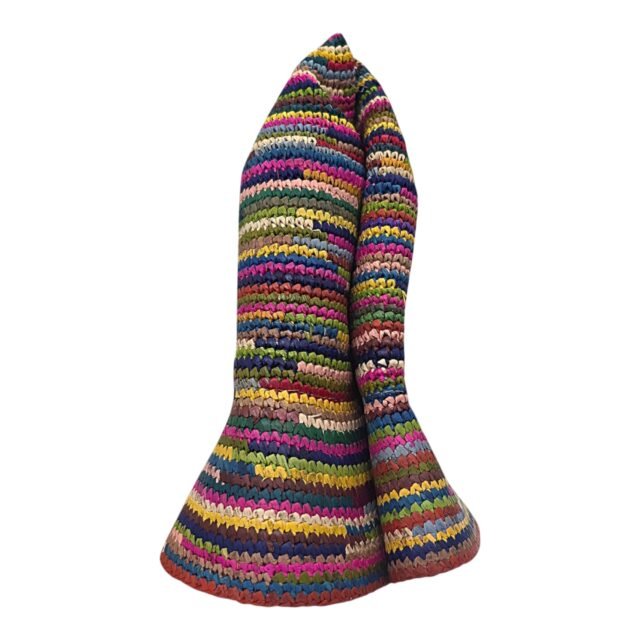 Alternative view of Crushable Bucket Raffia Crochet Šešir