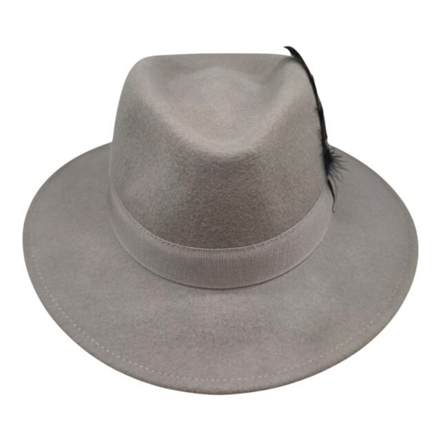 Alternative view of Waterproof Teardrop Outback Fedora Šešir s perjem