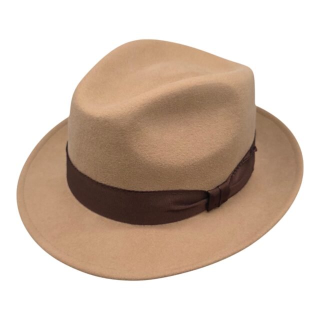 Waterproof Cashmere & Merino Teardrop Fedora Šešir