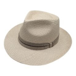 Crushable Soft Raffia Teardrop Fedora Šešir